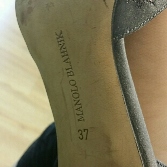 MANOLO BLAHNIK Strappy Heels 7.5 - Picture 5 of 8